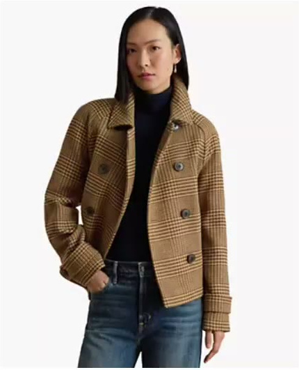 lauren ralph lauren — women's collared coat lauren ralph lauren — women's collared coat