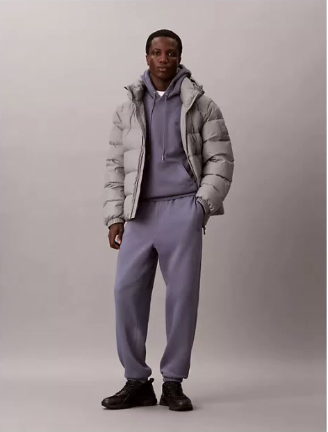 monogram fleece joggers