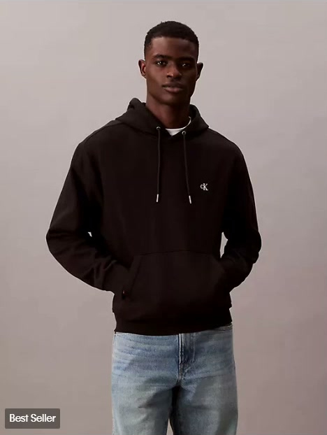 archive logo fleece hoodie