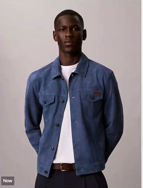 suede 90s trucker jacket