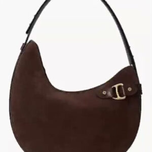 lauren ralph lauren — tasha large suede shoulder bag