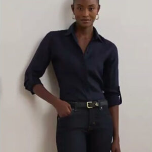 lauren ralph lauren — women's linen shirt