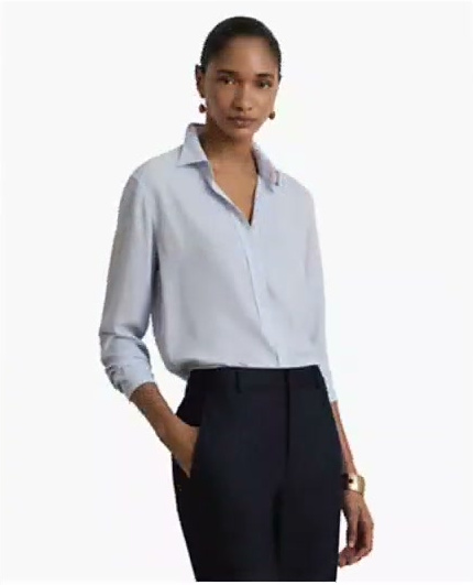 lauren ralph lauren — women's long sleeve collared shirt lauren ralph lauren — women's long sleeve collared shirt