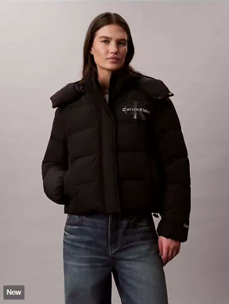 matte convertible down puffer jacket