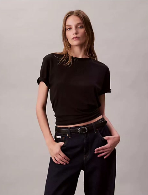 supima cotton emblem logo graphic classic t shirt