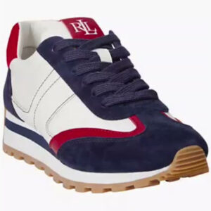 lauren ralph lauren — women's dani color blocked lace up sneakers
