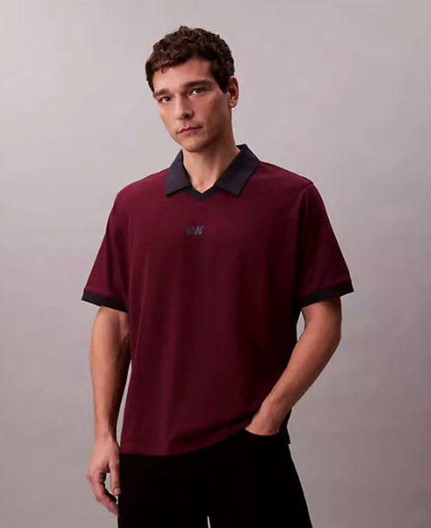 sport monogram logo classic polo shirt