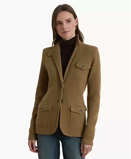 new! women's herringbone sweater blazer new! women's herringbone sweater blazer