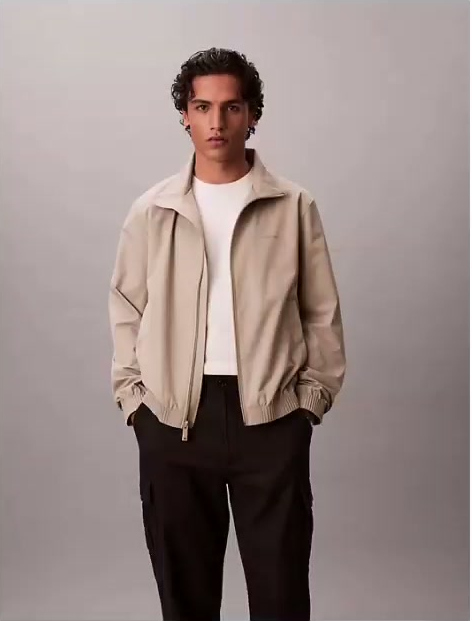 matte windbreaker jacket