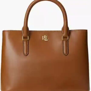 lauren ralph lauren — leather small marcy 26 satchel bag