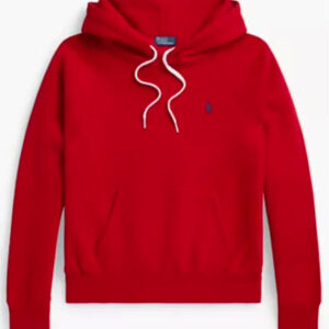 polo ralph lauren — women's shrunken fit fleece hoodie sweatshirt