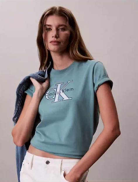 dual tone monologo classic t shirt