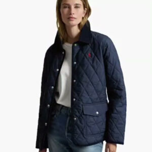 polo ralph lauren — women's quilted barn water repellent jacket