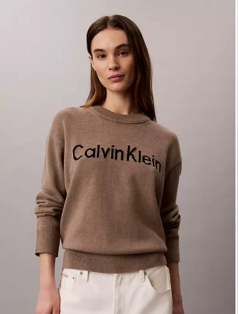 logo graphic relaxed sweater