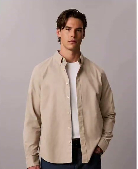 solid classic oxford button down shirt
