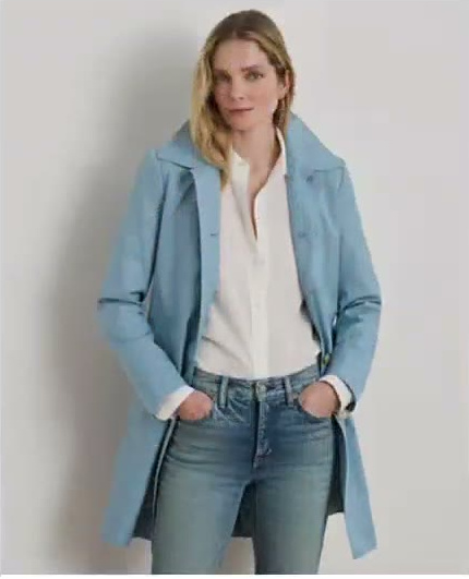 lauren ralph lauren — women's hooded raincoat lauren ralph lauren — women's hooded raincoat
