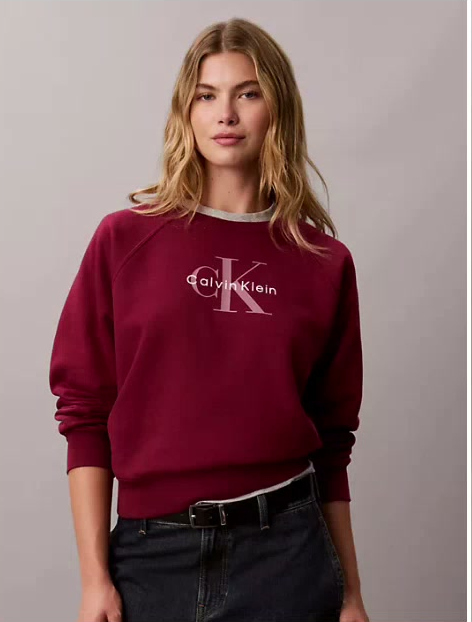 monologo fleece relaxed sweatshirt