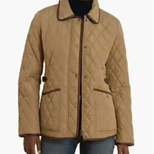 lauren ralph lauren — petite quilted velboa lined jacket macy's exclusive