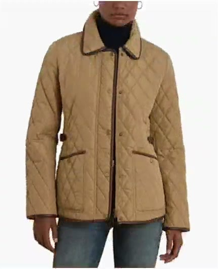 lauren ralph lauren — petite quilted velboa lined jacket macy's exclusive lauren ralph lauren — petite quilted velboa lined jacket macy's exclusive