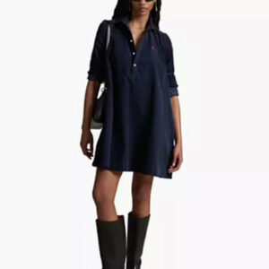 polo ralph lauren — women's corduroy pleated shirt dress