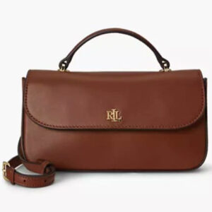 lauren ralph lauren — marcy small smooth leather crossbody handbag