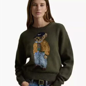 polo ralph lauren — women's cotton crewneck sweater