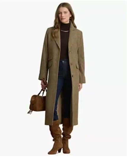 lauren ralph lauren — women's collared wool walker coat lauren ralph lauren — women's collared wool walker coat