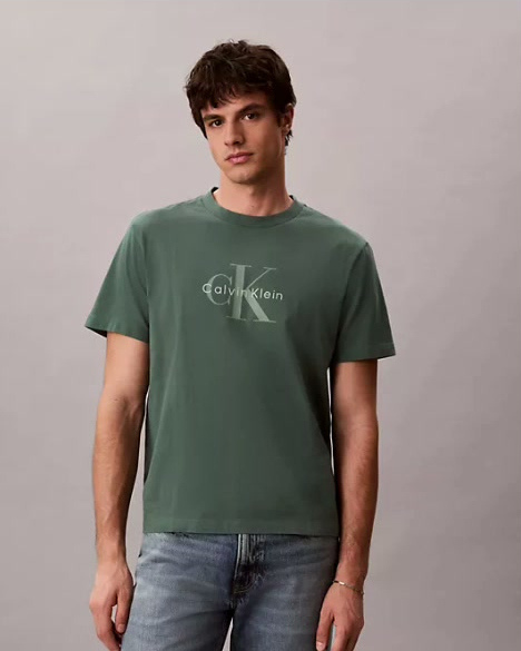 acid wash monologo tee