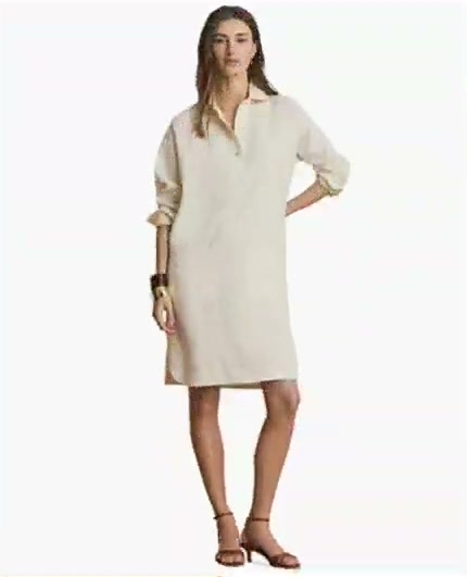 women's linen spread collar long sleeve shirt dress women's linen spread collar long sleeve shirt dress