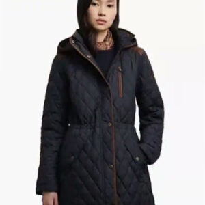 lauren ralph lauren — women's hooded anorak quilted coat, created for macy's