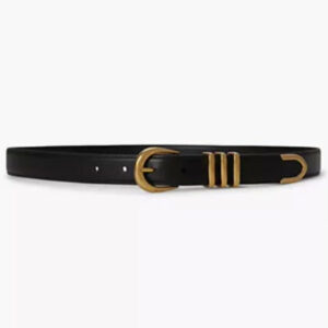metal keeper leather belt