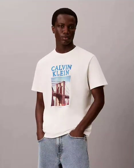 brooklyn bridge logo graphic tee