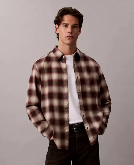 plaid flannel classic shirt