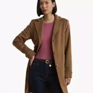 lauren ralph lauren — women's single breasted walker coat, created for macy's