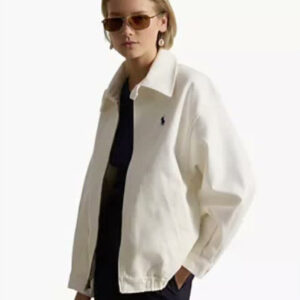 polo ralph lauren — women's long sleeve bomber jacket
