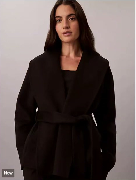 shawl hip coat