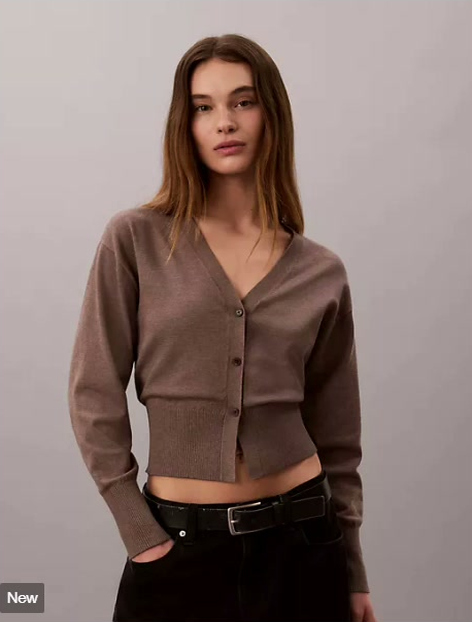 tech knit cardigan