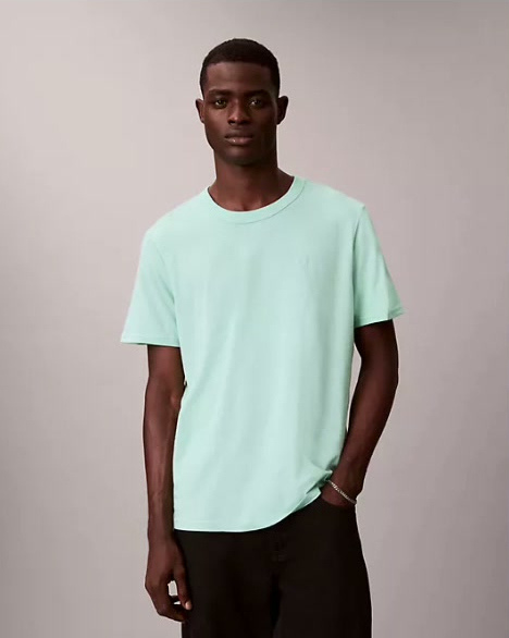 cotton blend jersey relaxed t shirt
