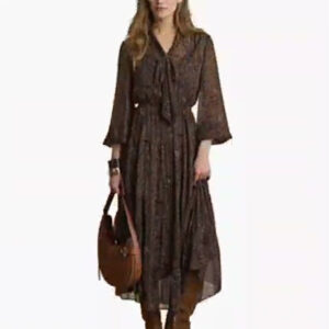 women's long sleeve flare dress
