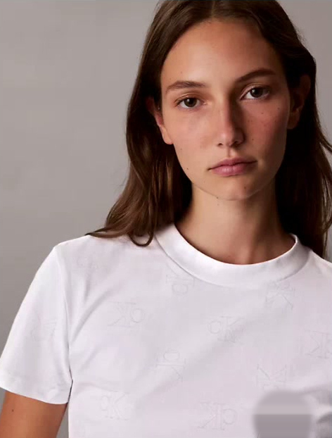 allover monogram slim t shirt