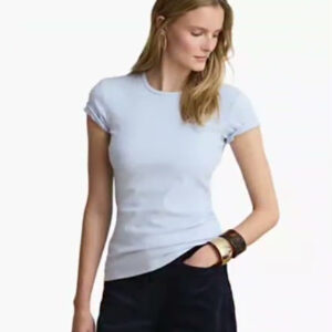 lauren ralph lauren — stretch knit t shirt