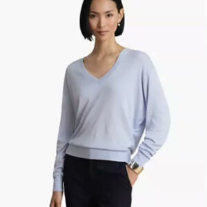 lauren ralph lauren — women's long sleeve v neck sweater