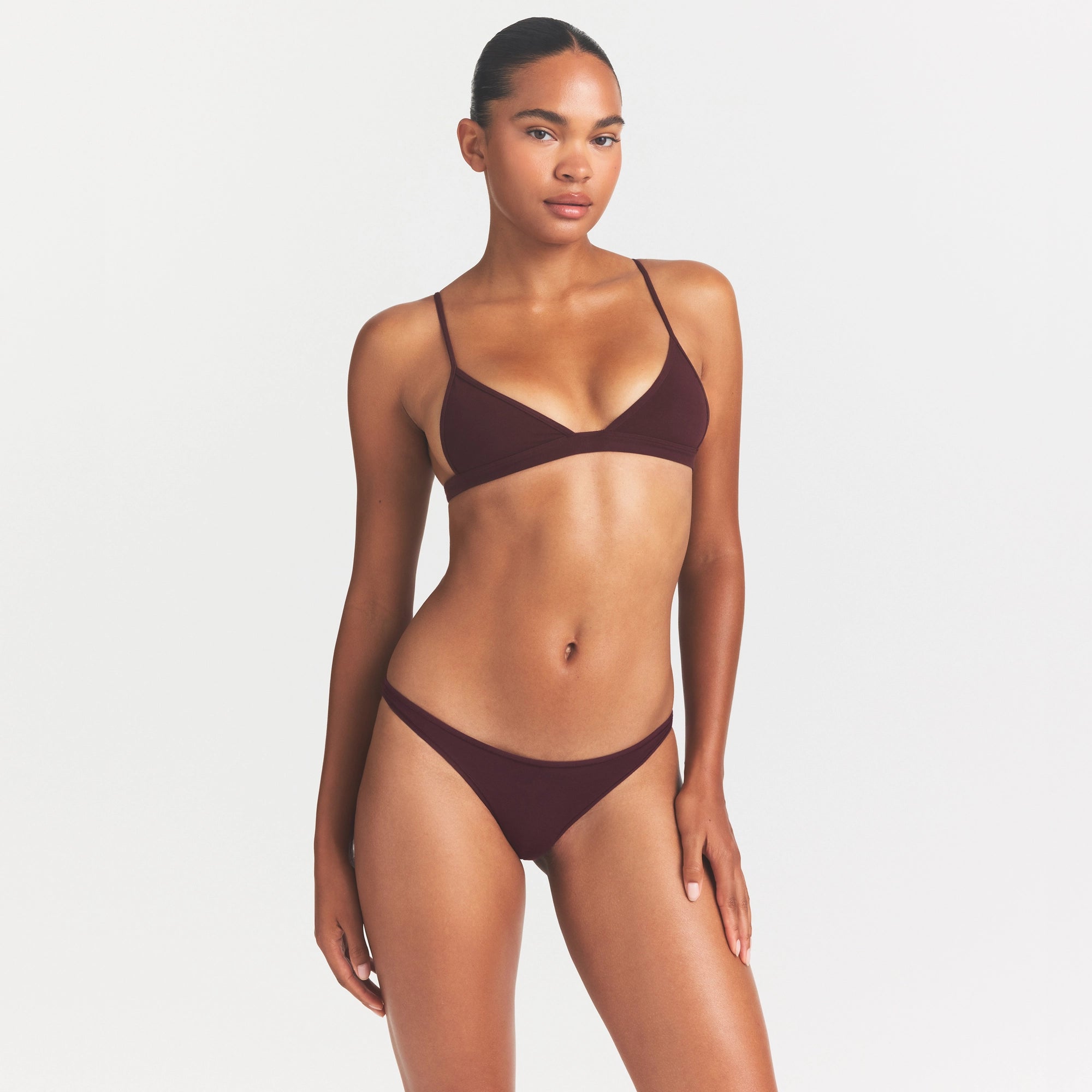 everyday cotton triangle bralette everyday cotton triangle bralette