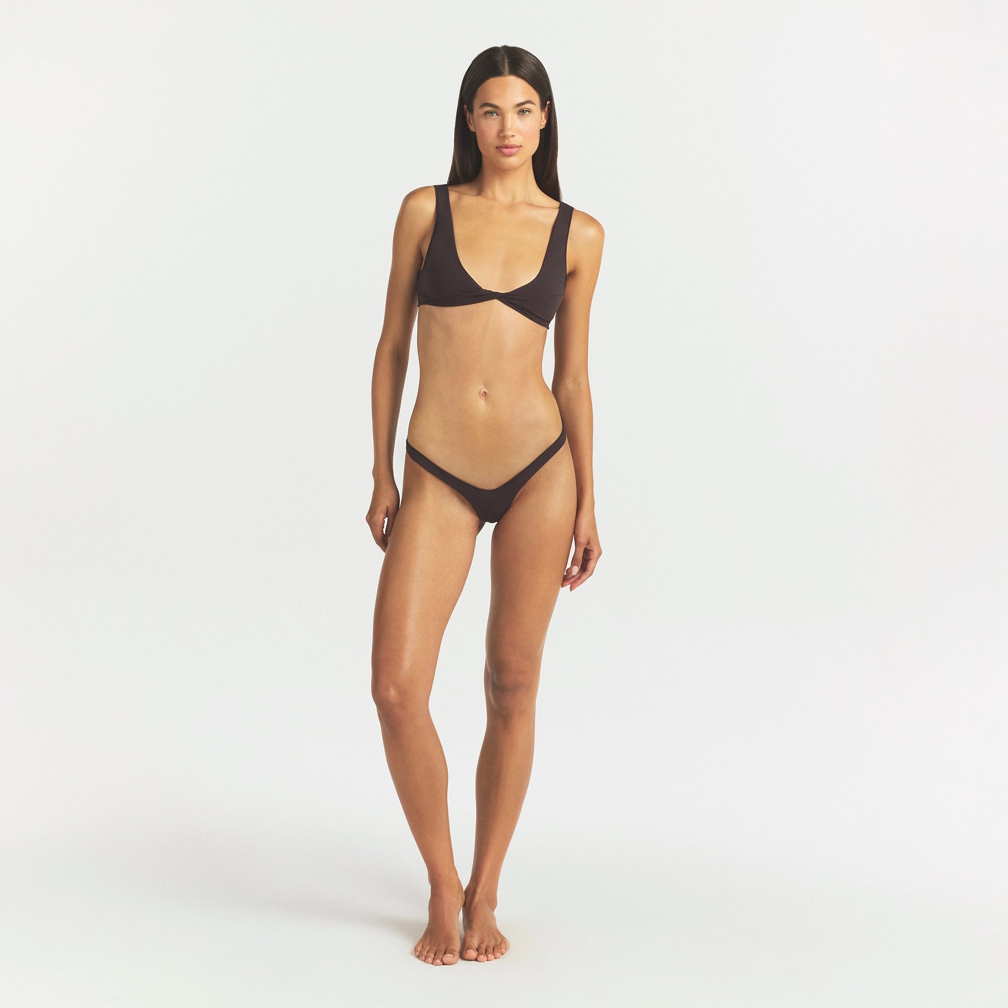 raw edge micro plunge bralette raw edge micro plunge bralette