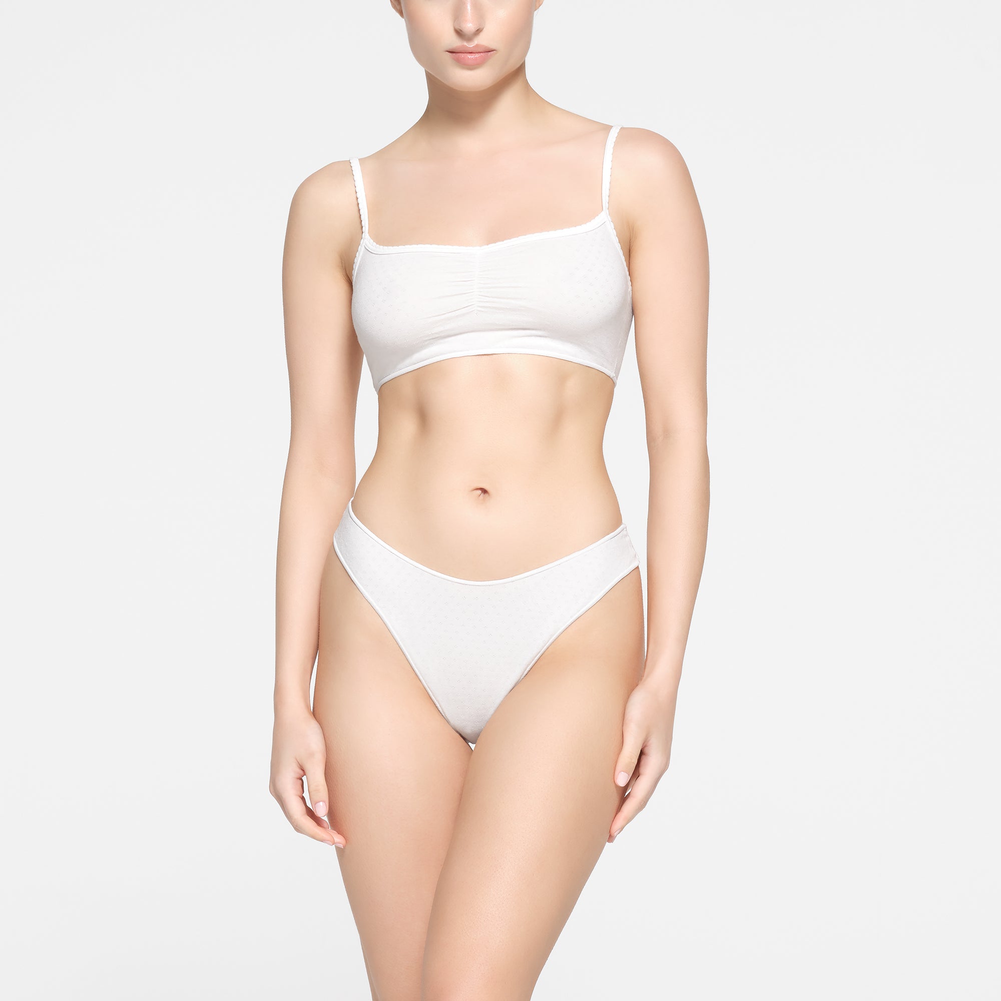 micro pointelle scoop bralette micro pointelle scoop bralette