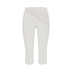ultra fine mesh draped capri