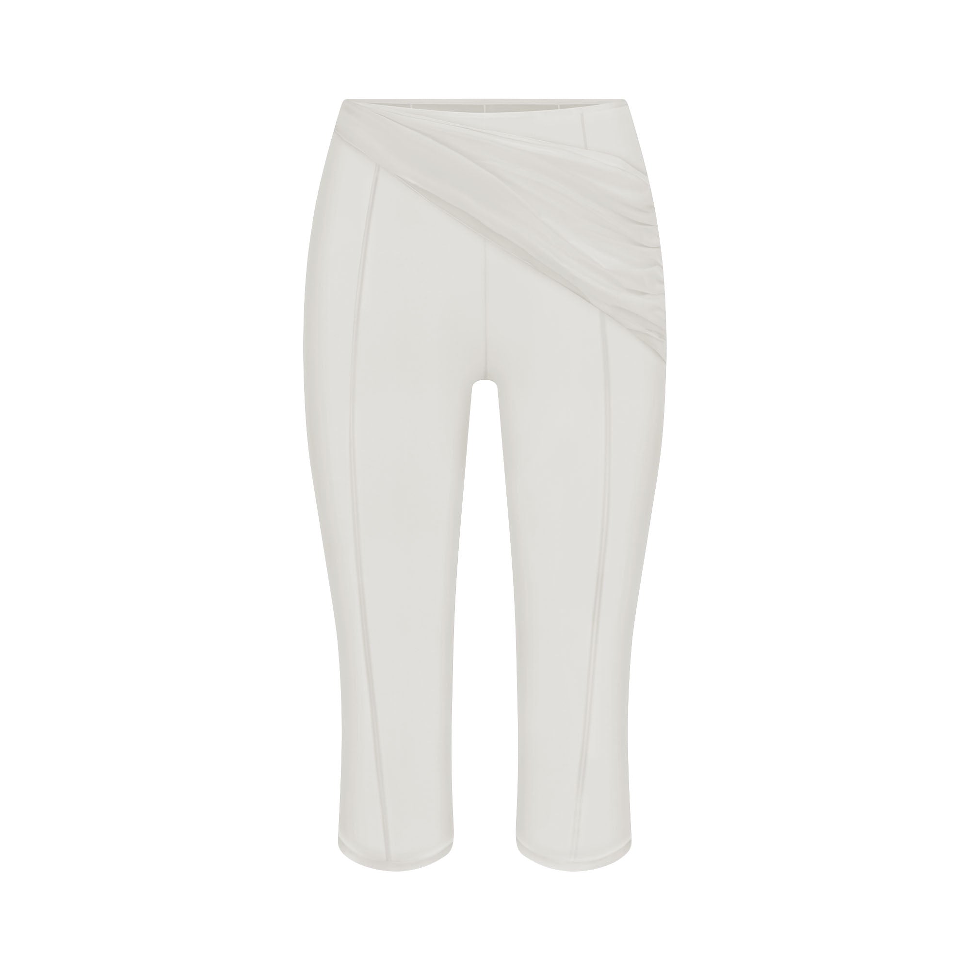 ultra fine mesh draped capri ultra fine mesh draped capri