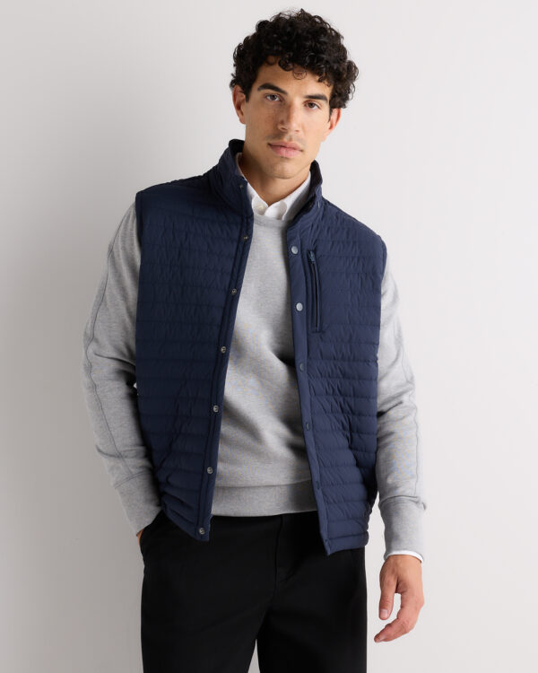 responsible down quilted vest