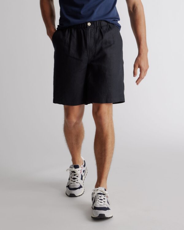 100% european linen shorts 10"