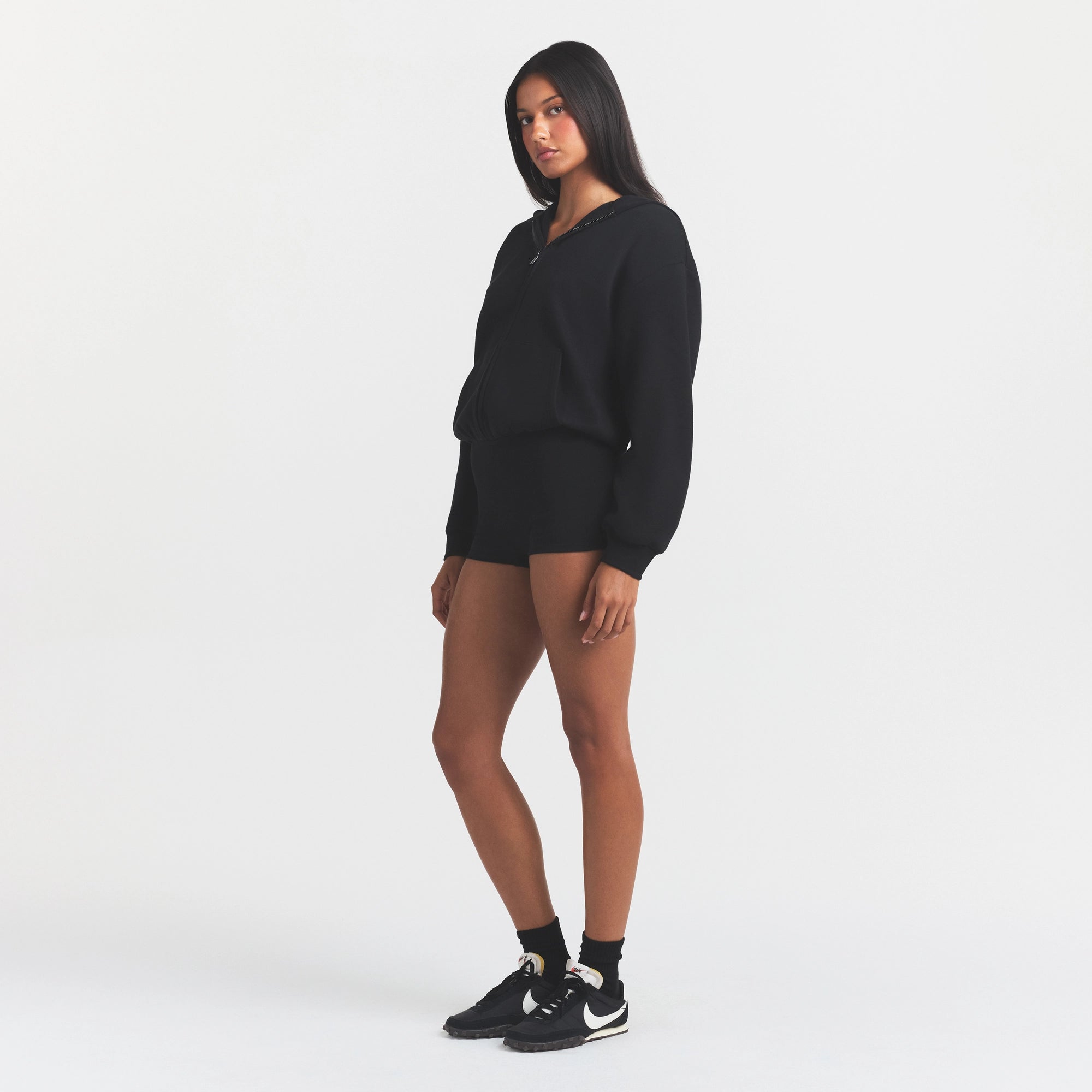cotton fleece zip up onesie cotton fleece zip up onesie